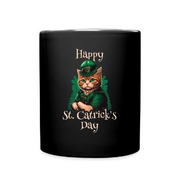 Happy St. Catrick's Day Patty - Full Colour Mug - black - Front