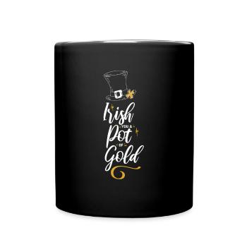 Irish Today Hangover Tomorrow - Full Colour Mug - black - Front