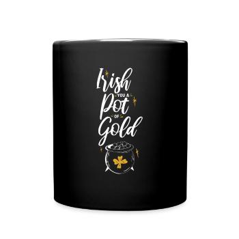 Irish Today Hangover Tomorrow - Full Colour Mug - black - Front