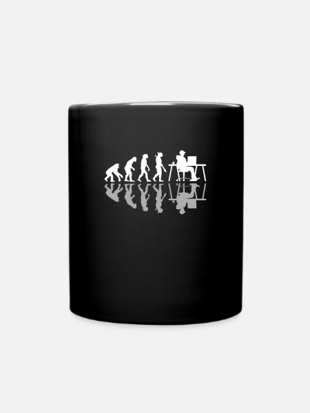 Evolution Funny Programmer Software Developer - Tasse einfarbig - Schwarz