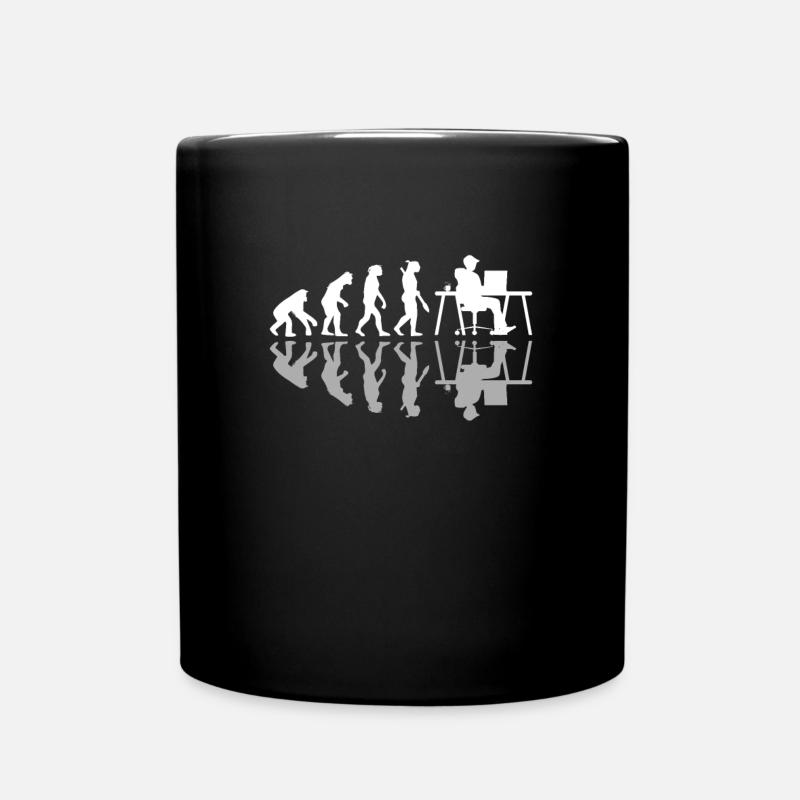 Evolution Funny Programmer Software Developer - Tasse einfarbig - Schwarz