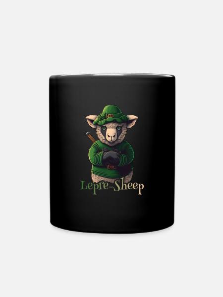 Lepre-Sheep St. Patty - Tasse einfarbig - Schwarz