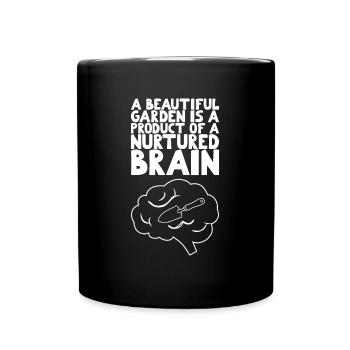 Inspiring Gardner sayings - Full Colour Mug - black - Front