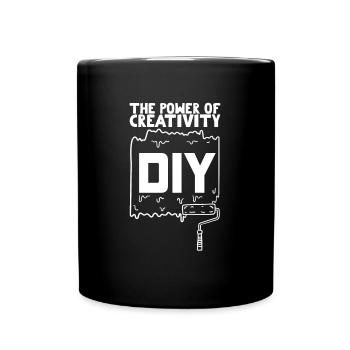 DIY The Power of Creativity - Full Colour Mug - black - Front