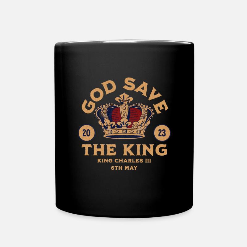 Krönung König Karl III. 2023 - Tasse einfarbig - Schwarz