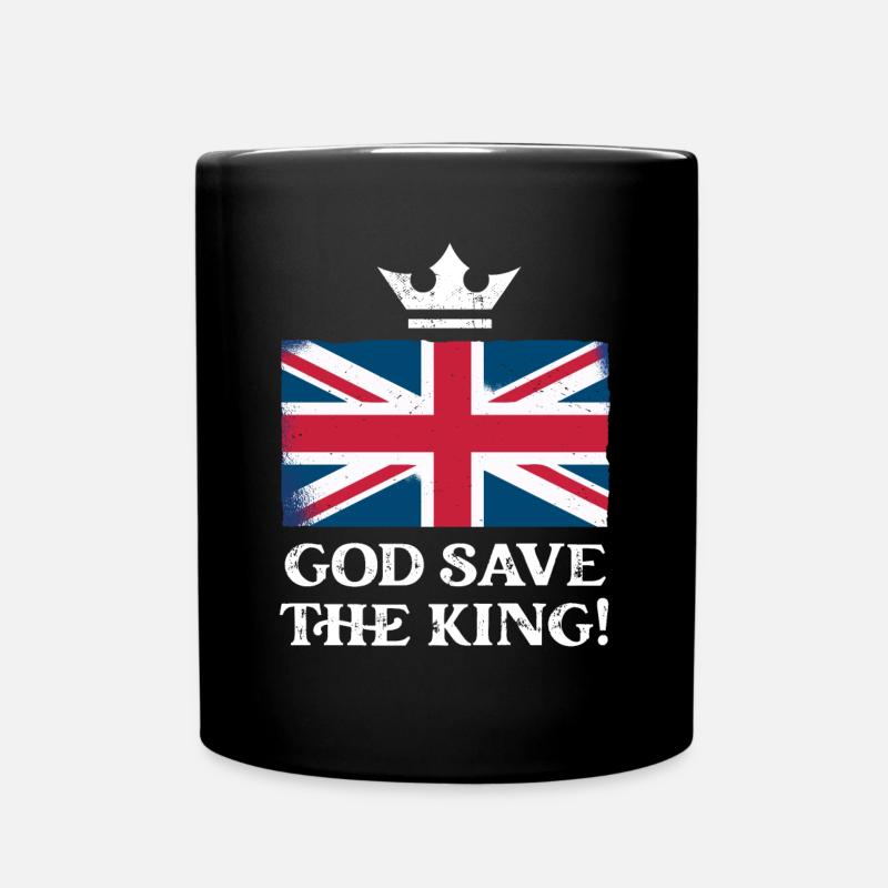 God Save the King Charles III Coronation 2023 (Garantie du prix le plus bas) - Mug uni - noir