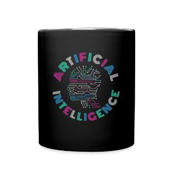 Cadeau d’intelligence artificielle - Mug uni - noir - Devant