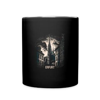 Erfurt - Full Colour Mug - black - Front