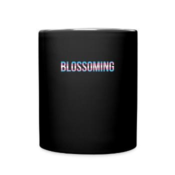 Blossoming in Colors of Trans - Tasse einfarbig - Schwarz - Vorne