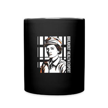 Breakout Health Expert Corrections Nurse - Full Colour Mug - black - Front