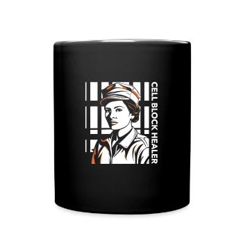 Cell Block Healer Corrections Nurse - Full Colour Mug - black - Front