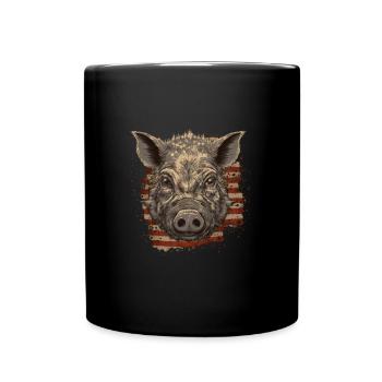 Hog Hunter - Full Colour Mug - black - Front