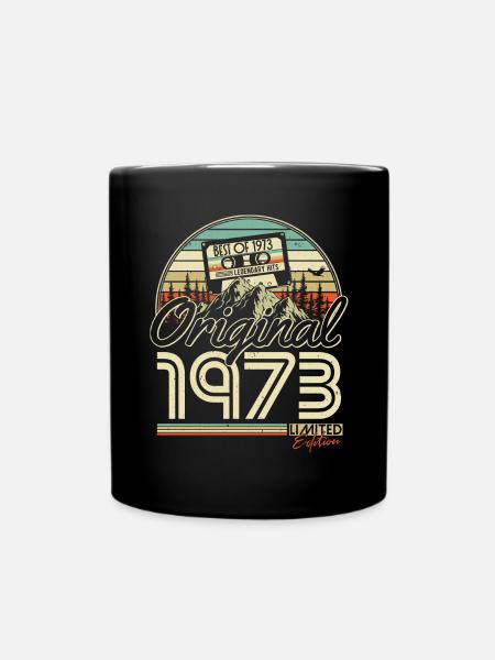 1973 Vintage Vintage Retro Cadeau d’anniversaire - Mug uni - noir