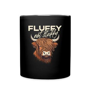 Vache moelleuse pas étouffante des Highlands - Mug uni - noir - Devant