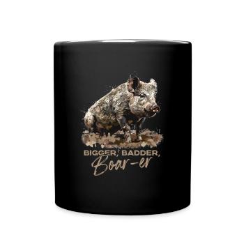 Bigger Badder Boar-er - Mug uni - noir - Devant