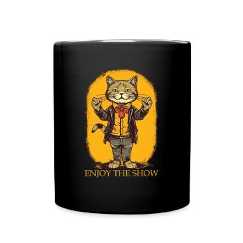Profitez du spectacle - Mignon - Mug uni - noir - Devant