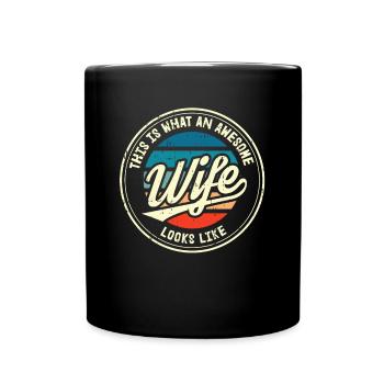 Femme Ressemble Tellement Une Meilleure Femme Disant Cadeau - Mug uni - noir - Devant