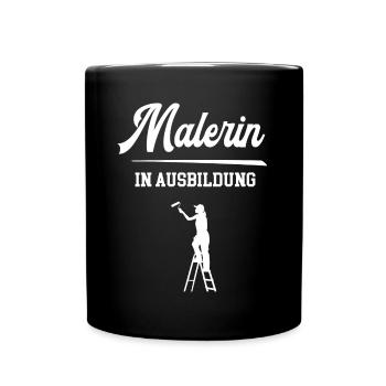 Ausbildung Malerin Azubine Malerei Lehrling Azubi - Tasse einfarbig - Schwarz - Vorne