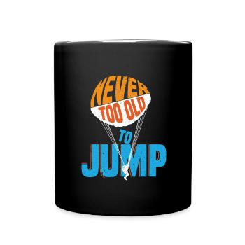 Skydiving Parachute Air Sports - Full Colour Mug - black - Front