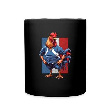 Maillot Rugby France Coq Homme Français 2023 - Mug uni - noir - Devant