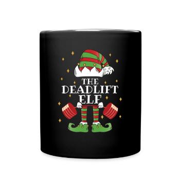 The Deadlift Elf Fitness - Full Colour Mug - black - Front