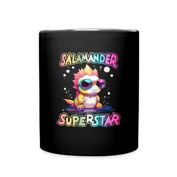 Axolotl Kawaii Amphibiens Animal Mignon Cadeau - Mug uni - noir - Devant