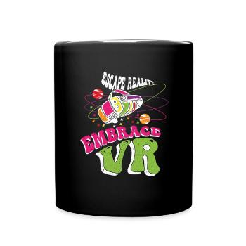 VR Brille Virtual Reality Gaming - Tasse einfarbig - Schwarz - Vorne
