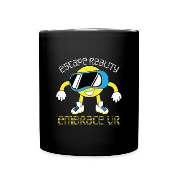 VR Brille Virtual Reality Gaming - Tasse einfarbig - Schwarz - Vorne
