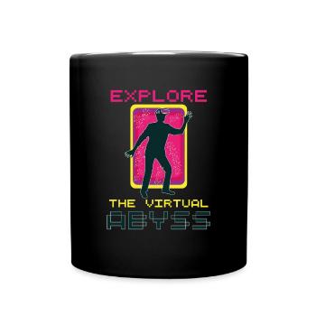 VR Brille Virtual Reality Gaming - Tasse einfarbig - Schwarz - Vorne