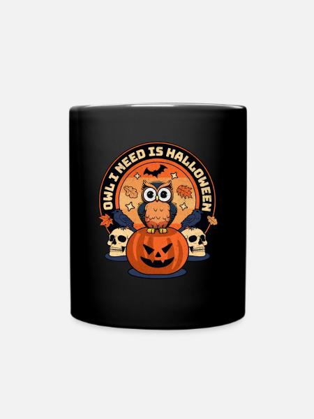Le hibou dont vous avez besoin est Halloween - Owl Lovers - Mug uni - noir
