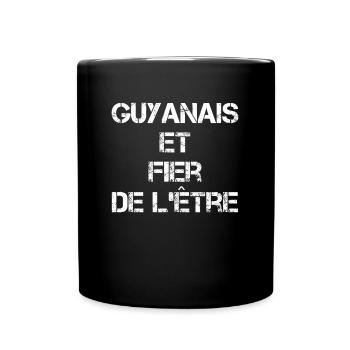 Guyanais Et Fier De L'ëtre Cadeau - Mug uni - noir - Devant