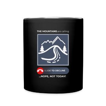 Mountain Leisure Graphics - Full Colour Mug - black - Front