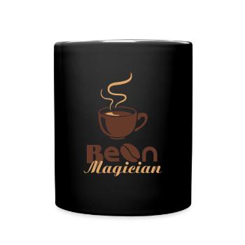 Bean Magican Barista café cadeau Noël - Mug uni - noir - Devant