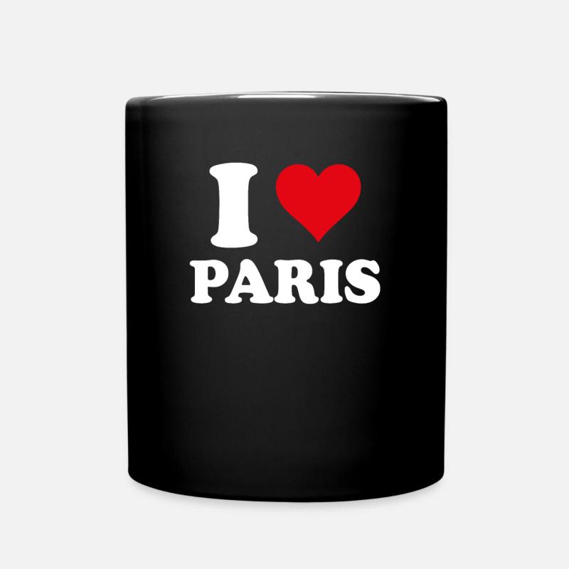 I Love Paris Cadeau Tourisme - Mug uni - noir