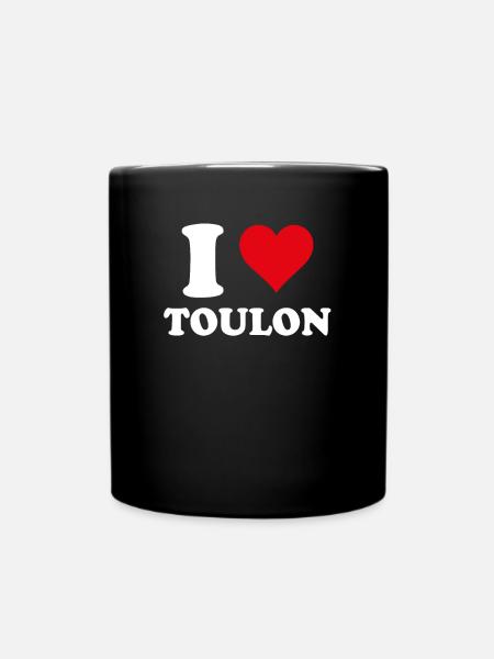 I Love Toulon Cadeau Tourisme - Mug uni - noir