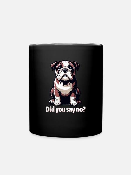 Bouledogue mignon - Mug uni - noir