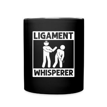 Ligament Care Guru – Beherrschung Der - Tasse einfarbig - Schwarz - Vorne