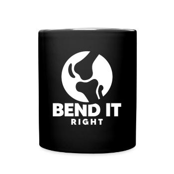 Precision in every bend – expertise of the - Full Colour Mug - black - Front