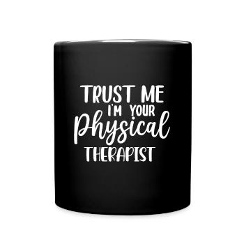 Your Trusted Therapist – Professional - Full Colour Mug - black - Front