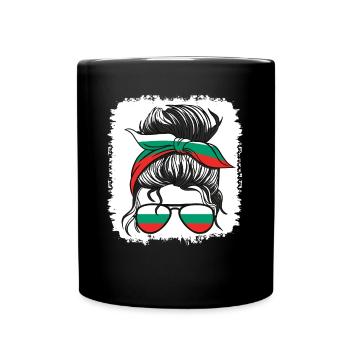 Bulgarie Drapeau Bulgare Filles Bulgare Fille Enfants - Mug uni - noir - Devant