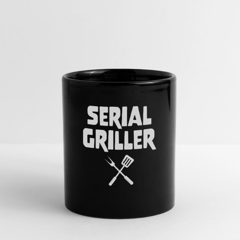Serial Griller Gift Father BBQ Master Full Colour Mug