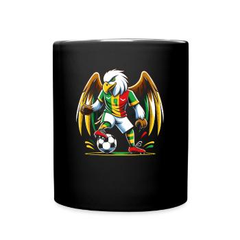 Malian Eagle Football Supporter Trikot - Tasse einfarbig - Schwarz - Vorne