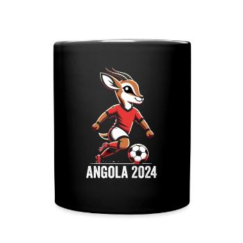 Angola 2024 Angolan Football Antelope Jersey - Full Colour Mug - black - Front