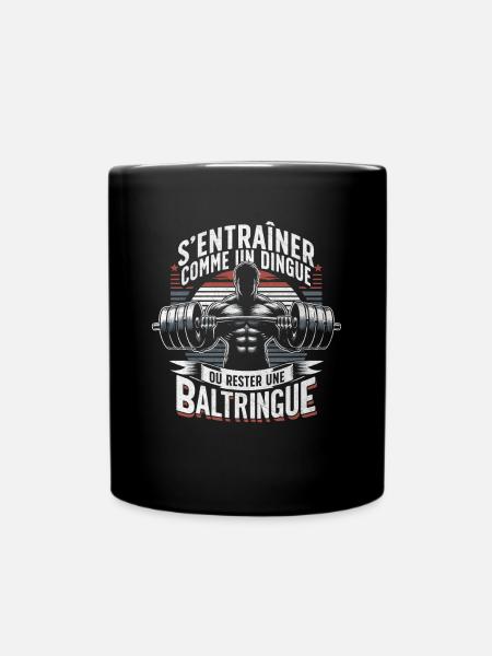 Musculation Baltringue Workout Motivation Fitness - Mug uni - noir