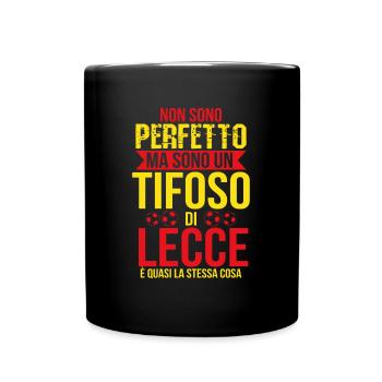 Lecce idée cadeau fan Leccese Football Football - Mug uni - noir - Devant
