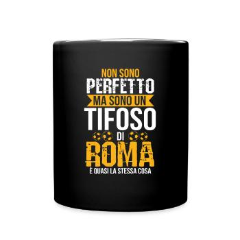 Roma Gift Idea Roman Football Football Fan - Full Colour Mug - black - Front