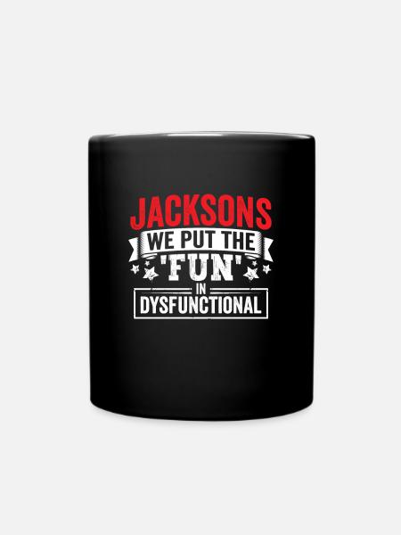 Idée cadeau de l’équipe de la famille Jackson de Jackson - Mug uni - noir