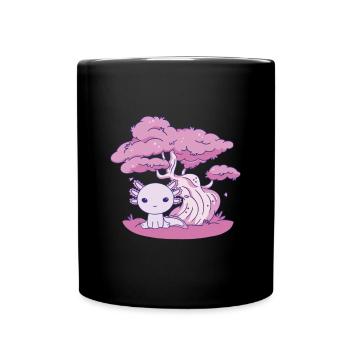 Drôle d’axolotl - Mug uni - noir - Devant