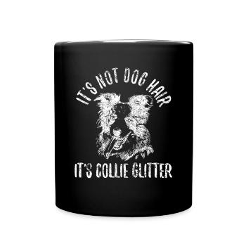 Einzigartiges Border-Collie-Design für - Tasse einfarbig - Schwarz - Vorne