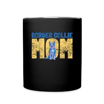 Einzigartiges Border Collie-Design für - Tasse einfarbig - Schwarz - Vorne